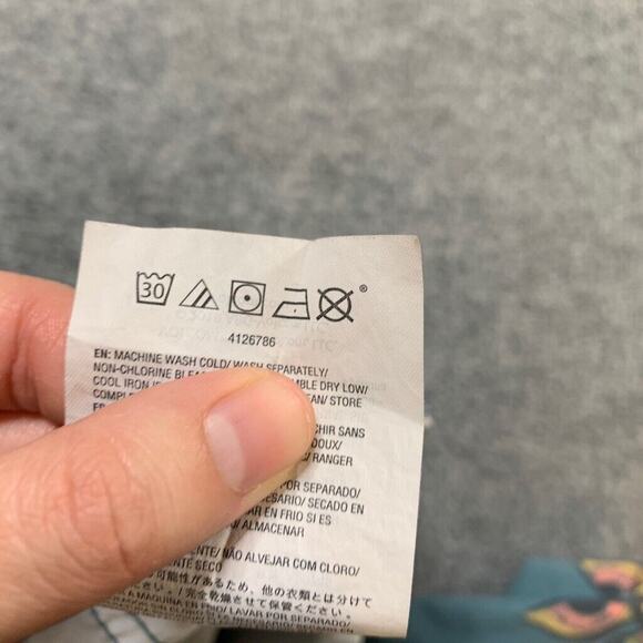 Volcom Boardshorts Mens 40 Blue Burch Stoney Drawstring Stretch Surfing Swimwear - Picture 11 of 13